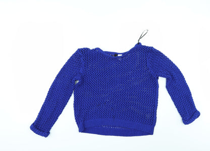 Divided by H&M Womens Blue   Pullover Jumper Size 6