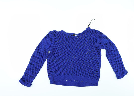Divided by H&M Womens Blue   Pullover Jumper Size 6