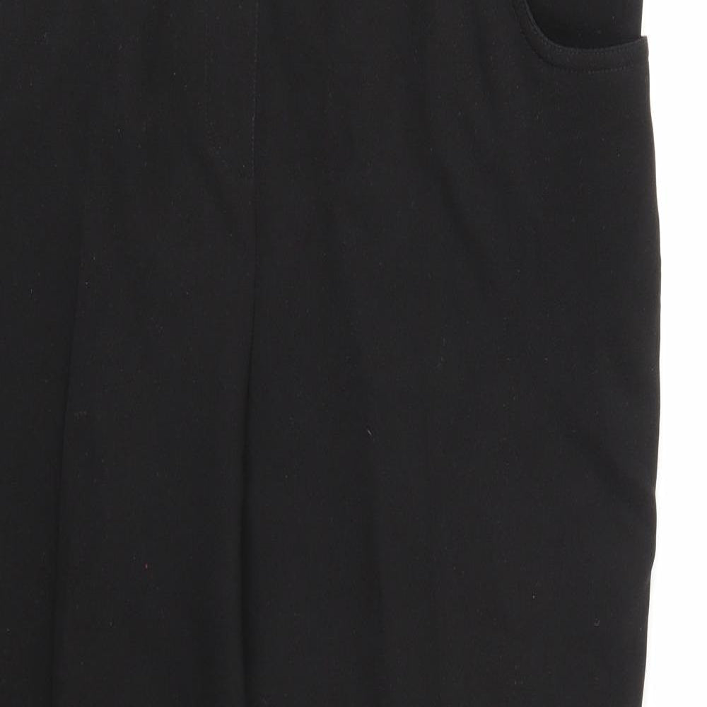Julipa Womens Black   Trousers  Size 16 L26 in