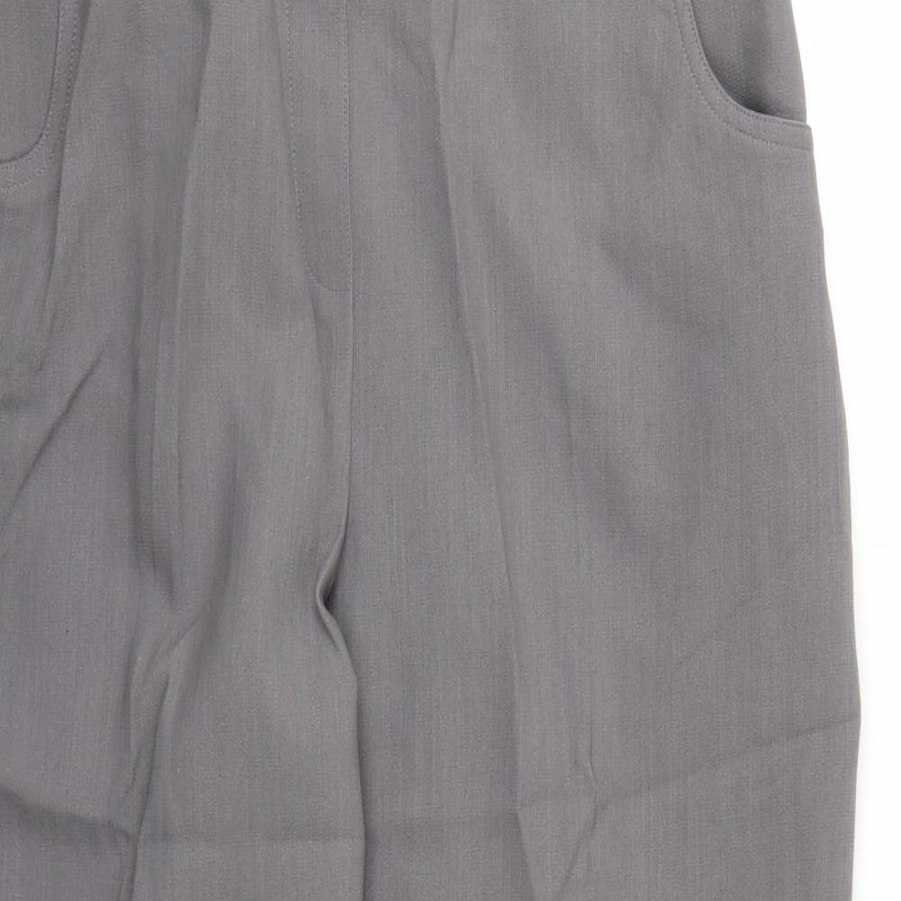 Special Collection Womens Grey  Rayon Trousers  Size 18 L24 in