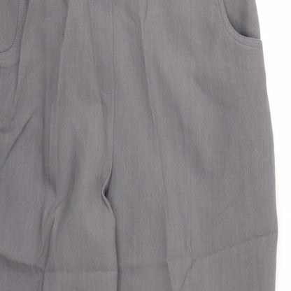 Special Collection Womens Grey  Rayon Trousers  Size 18 L24 in