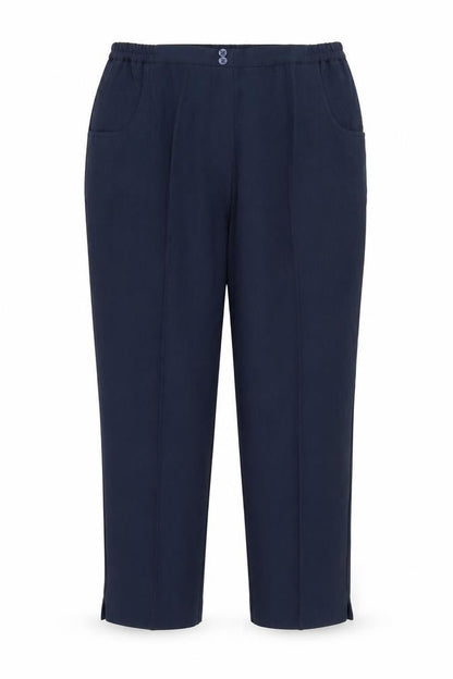 Special Collection Womens Blue  Rayon Trousers  Size 18 L26 in