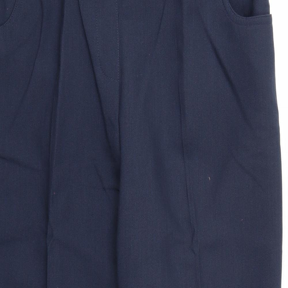 Special Collection Womens Blue  Rayon Trousers  Size 18 L26 in