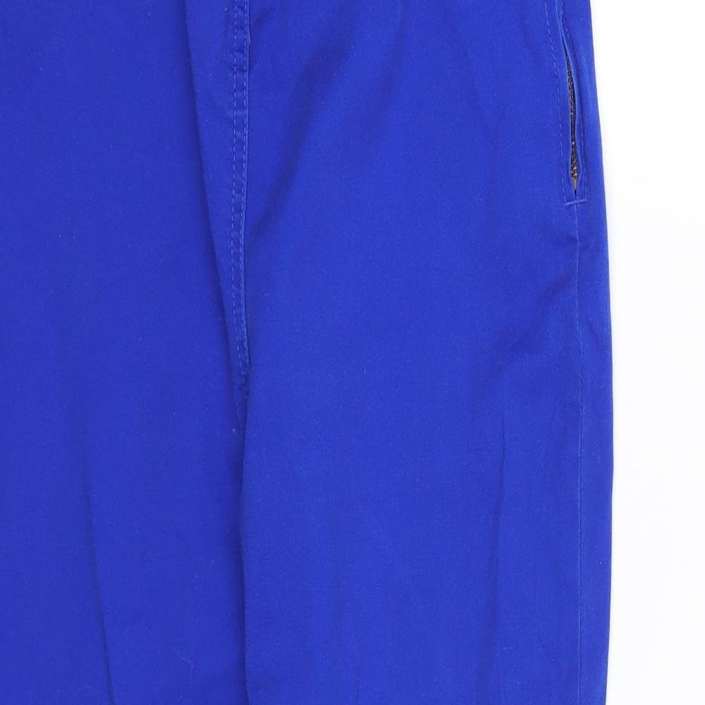 Marks and Spencer Womens Blue  Denim Tapered Jeans Size 10 L23 in