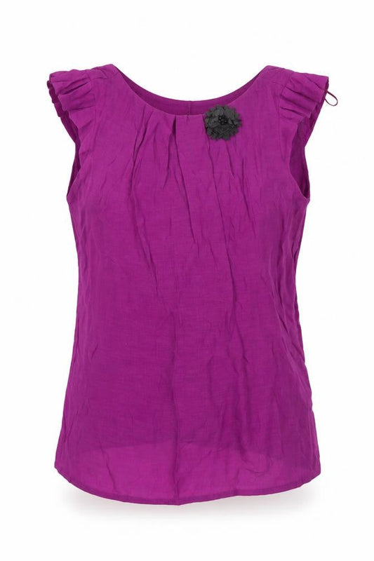 River Island Womens Purple   Basic Blouse Size 10