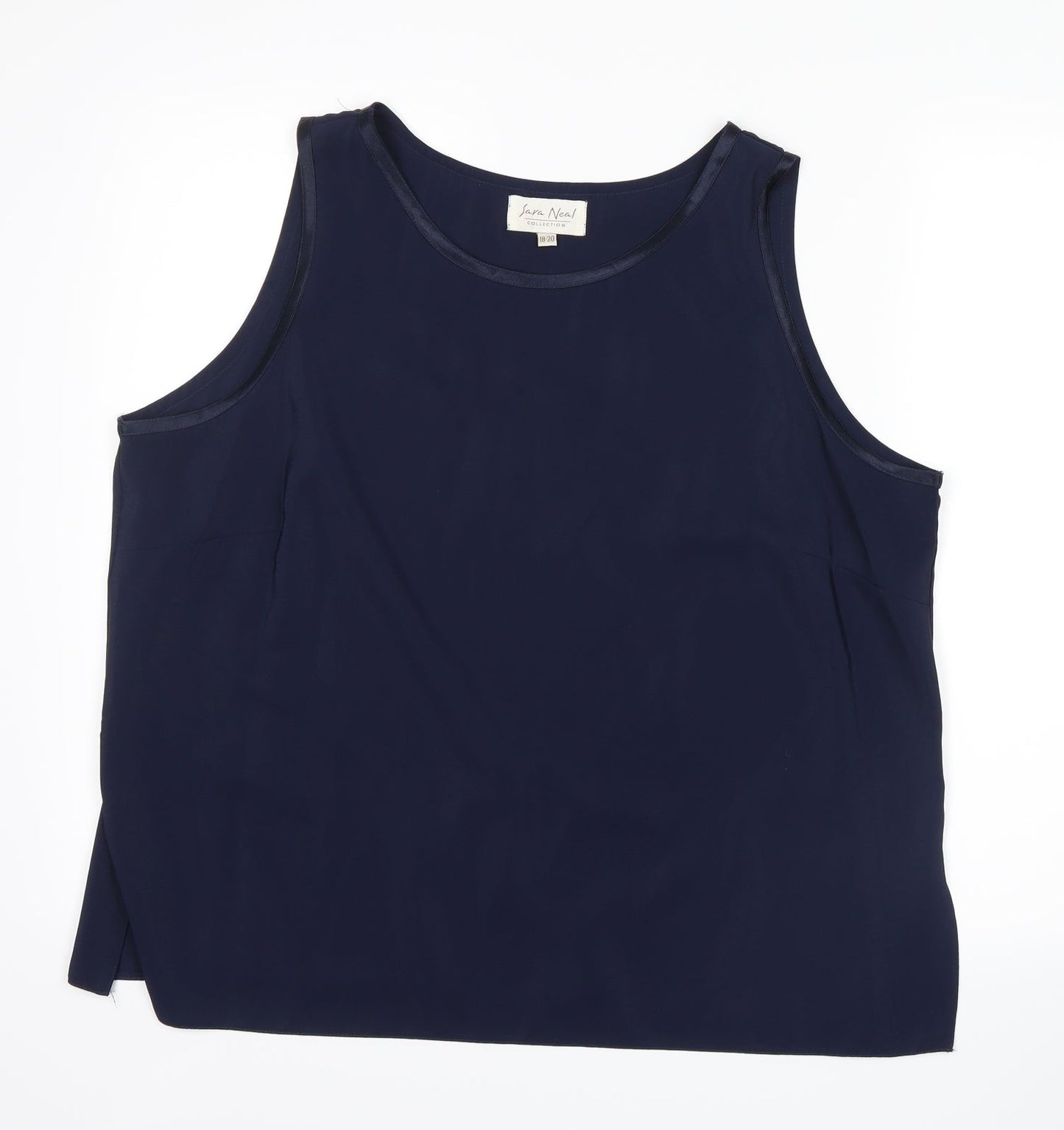 sara neal  Womens Blue   Basic Blouse Size 18