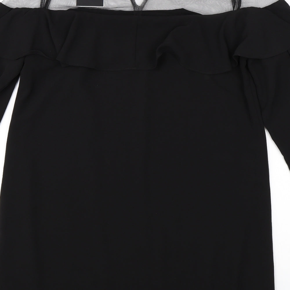 Fashion Union Womens Black   Bodycon  Size 10