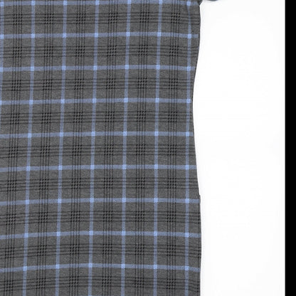 Preloved Select Womens Grey Check  Bodycon  Size 12 - Label