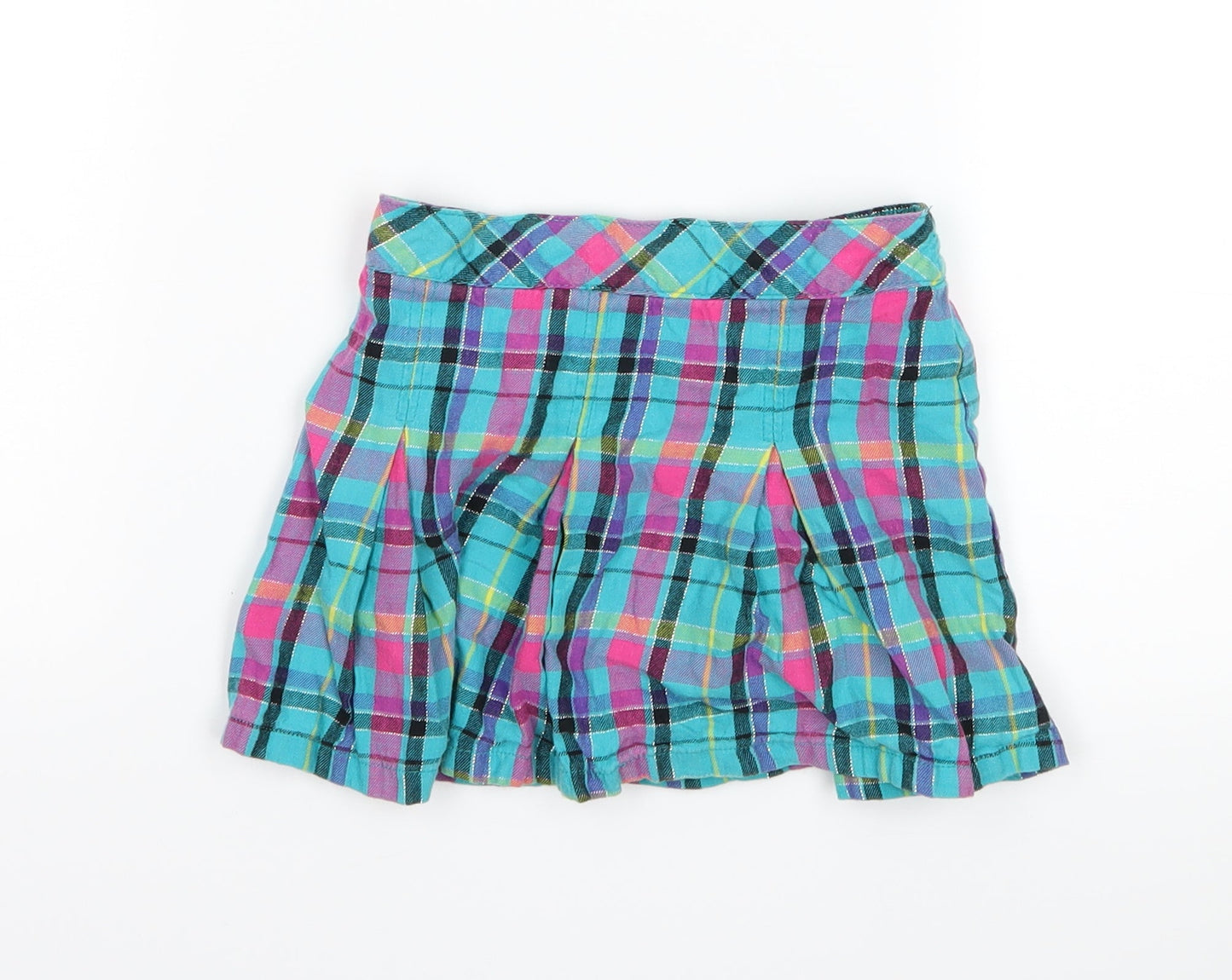 Garanimals Girls Blue Check  A-Line Skirt Size 3 Years