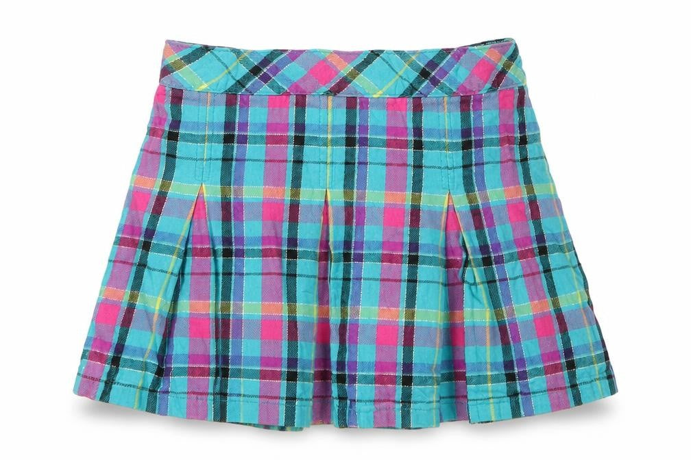 Garanimals Girls Blue Check  A-Line Skirt Size 3 Years