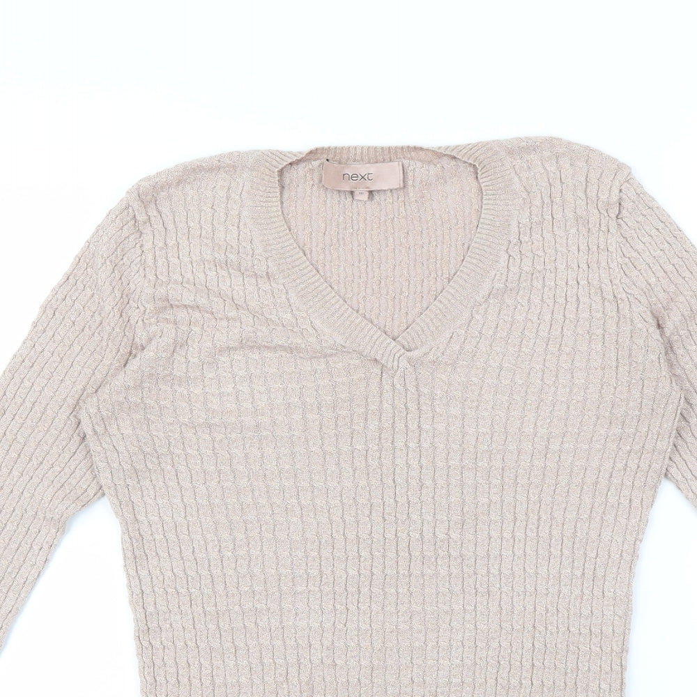 next  Womens Pink   Pullover Sweatshirt Size 10
