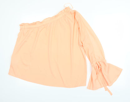 Warehouse Womens Pink   Basic Blouse Size 16