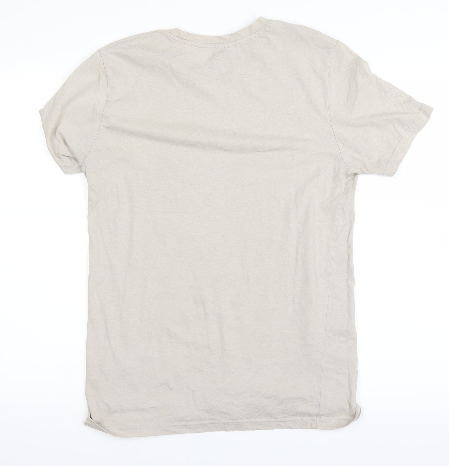 Boohoo Mens Grey    T-Shirt Size L