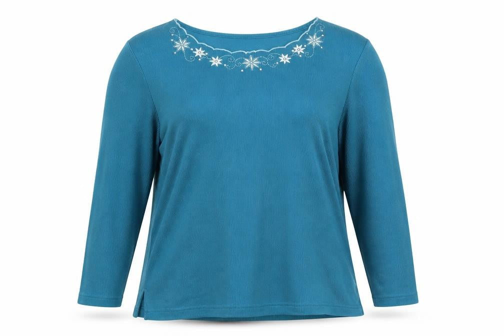 Bonmarché Womens Blue Pullover Jumper Size S