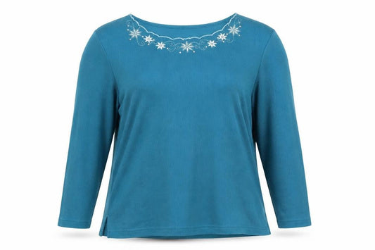 Bonmarché Womens Blue Pullover Jumper Size S