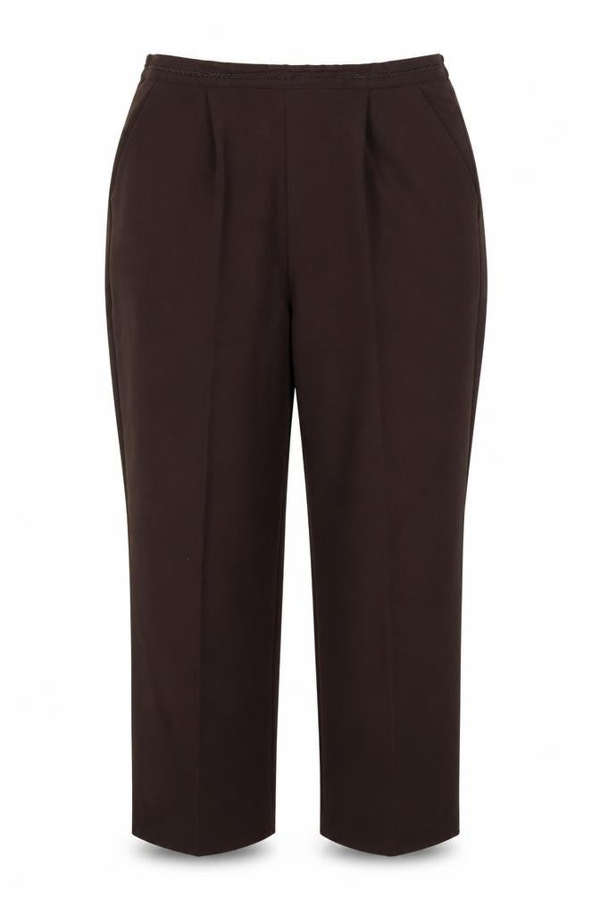 Bonmarché Womens Brown Trousers Size 18 L25 in