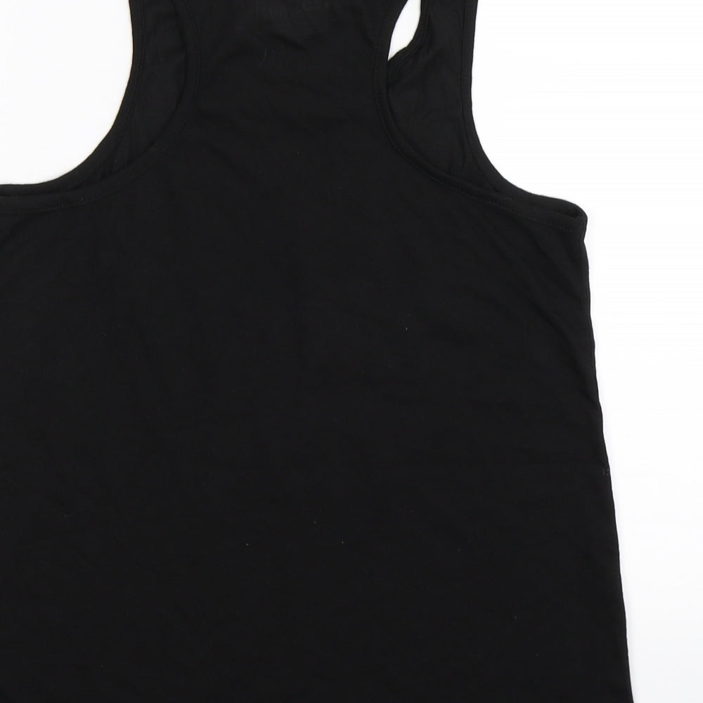 Young Dimension Girls Black   Basic Tank Size 12-13 Years  - love what you do
