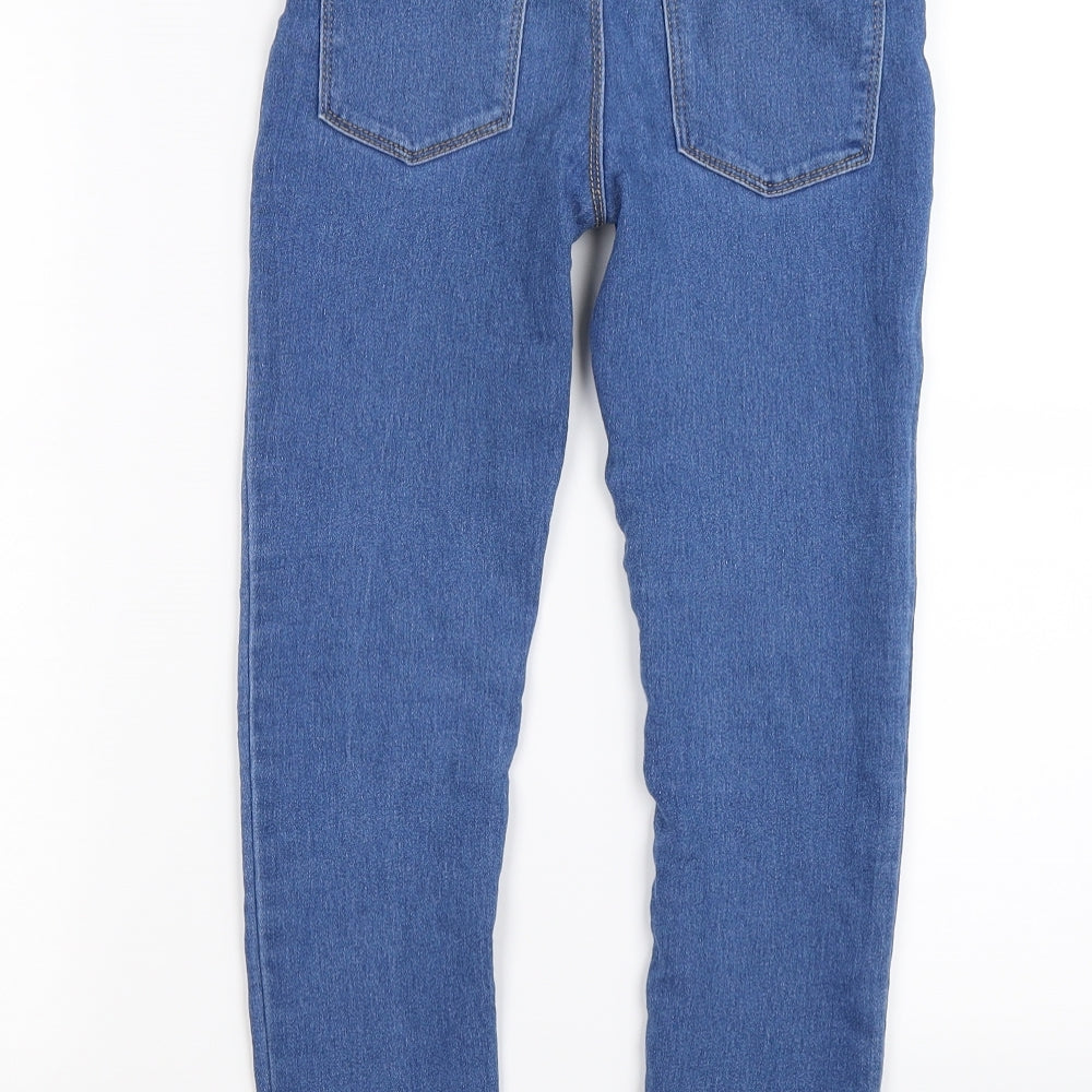 denim  Girls Clear Batik Denim Skinny Jeans Size 9-10 Years
