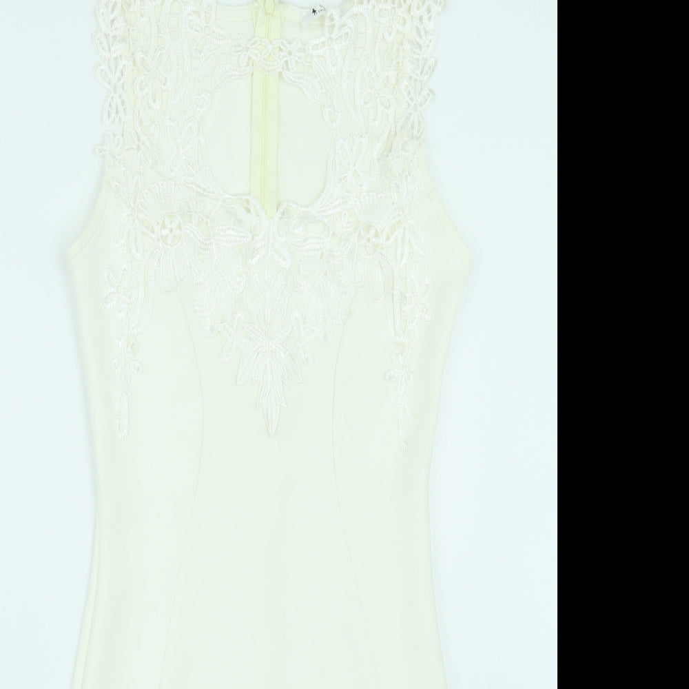 Miss Faceless Womens Ivory   Bodycon  Size 8