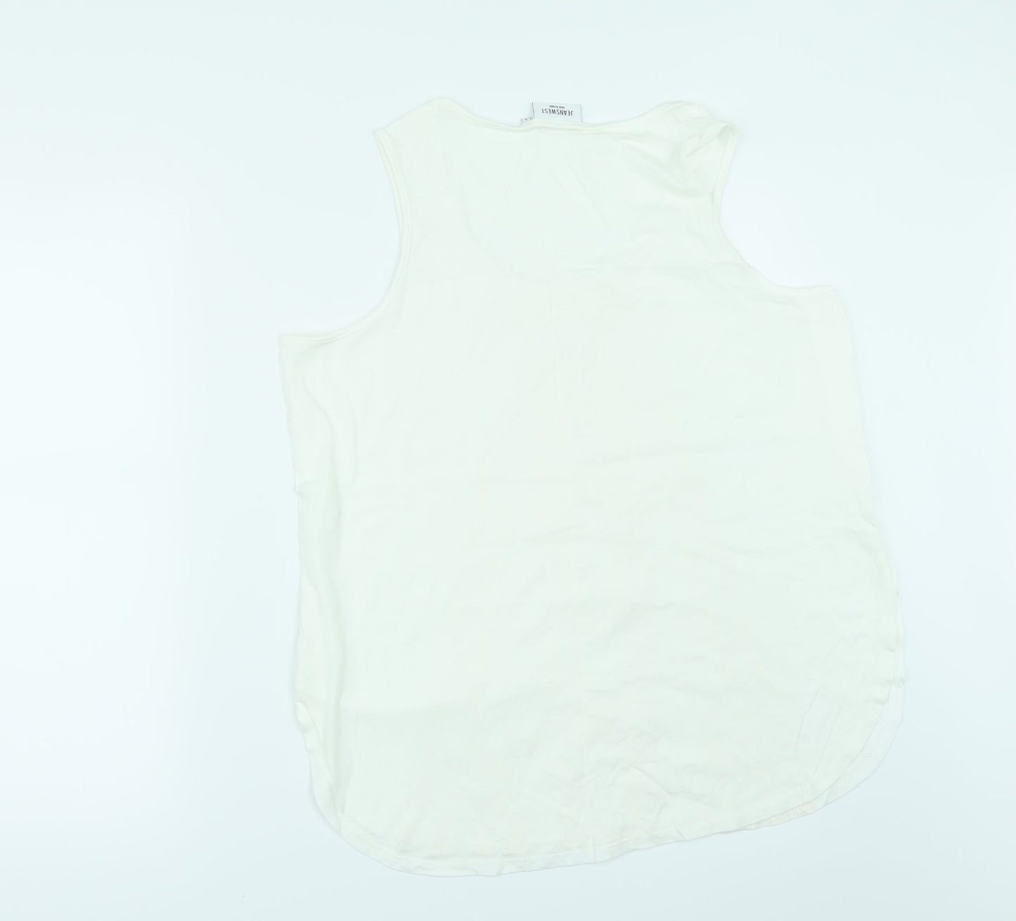 Jeanswest Womens White   Basic T-Shirt Size L