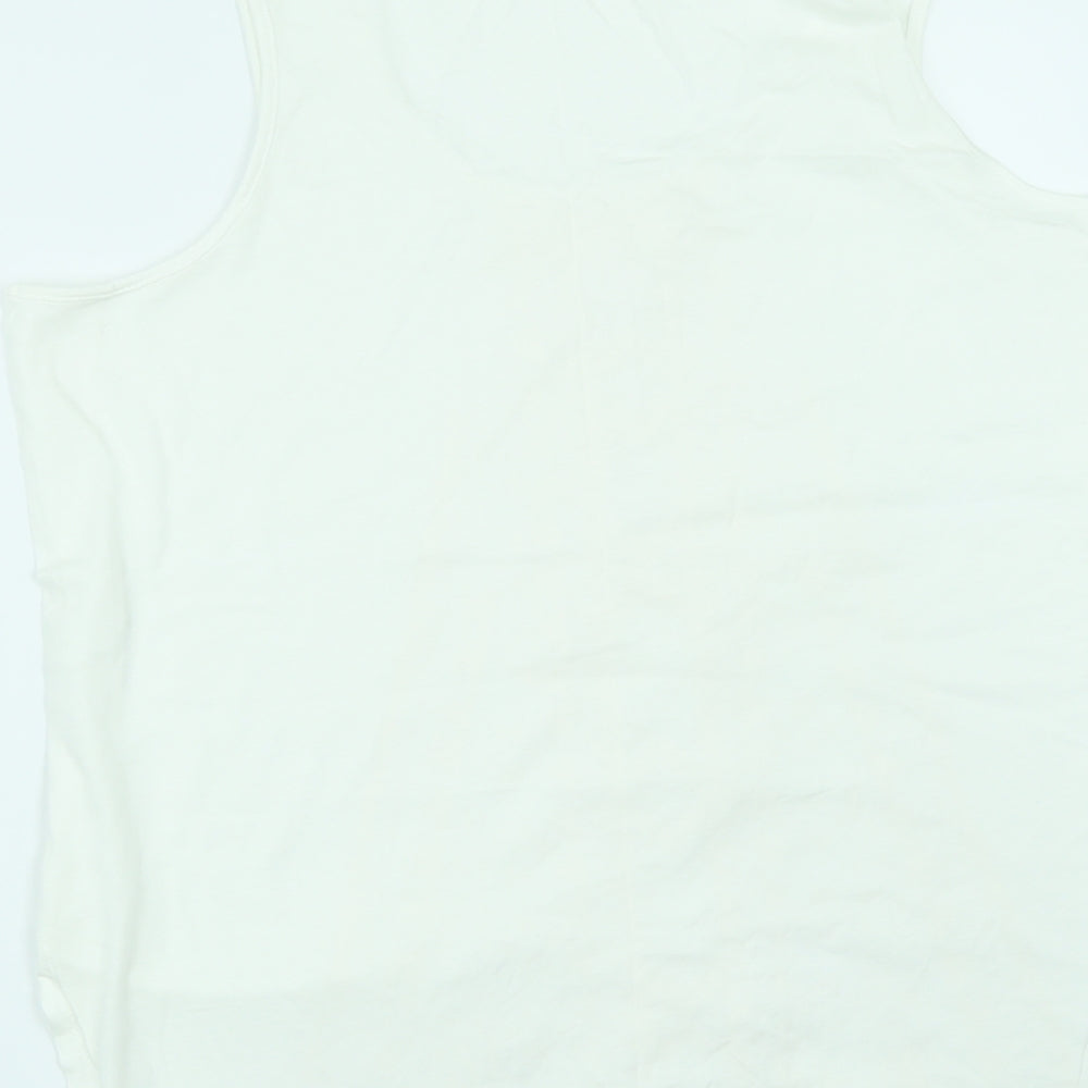Jeanswest Womens White   Basic T-Shirt Size L