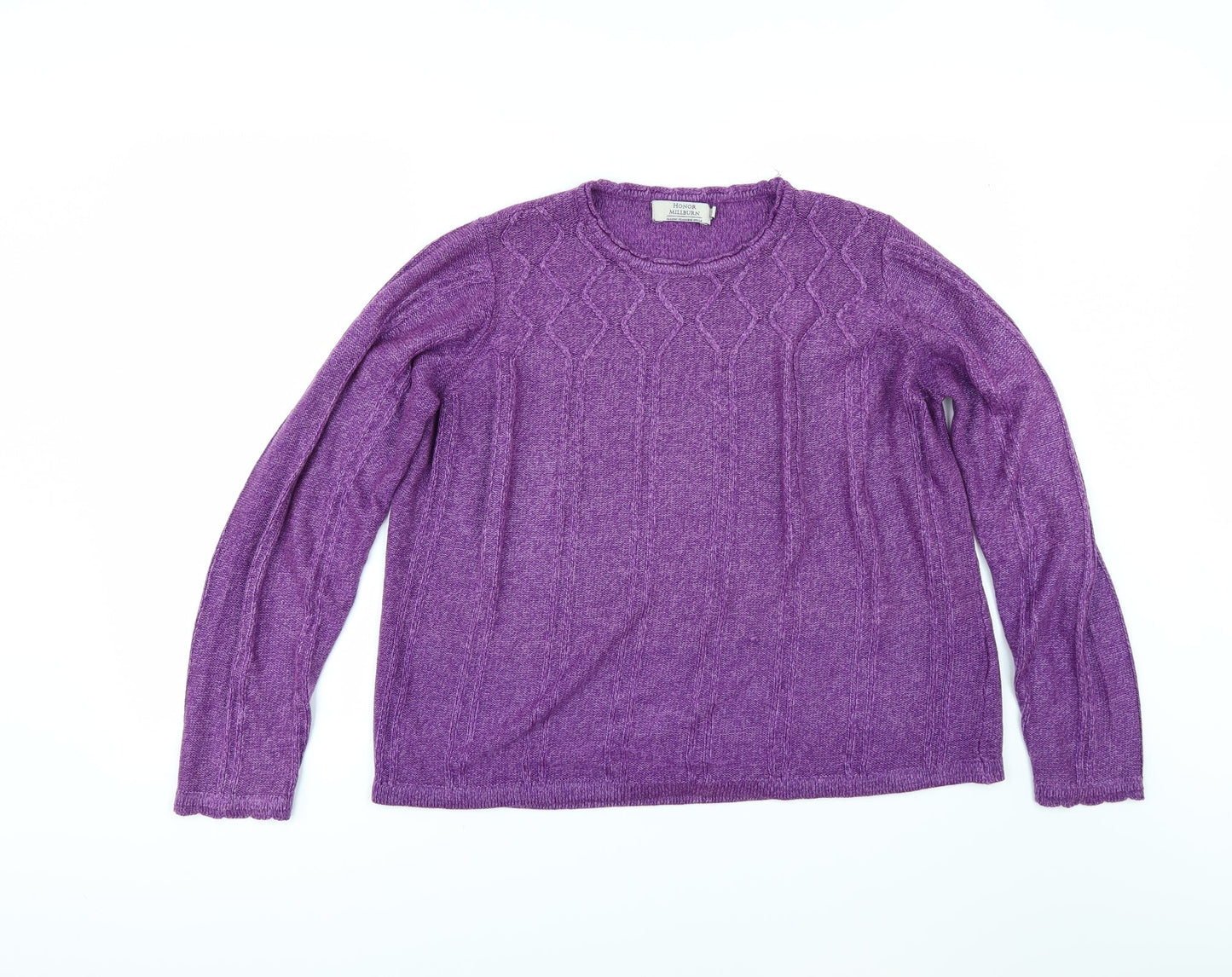 EWM Womens Purple   Pullover Jumper Size M