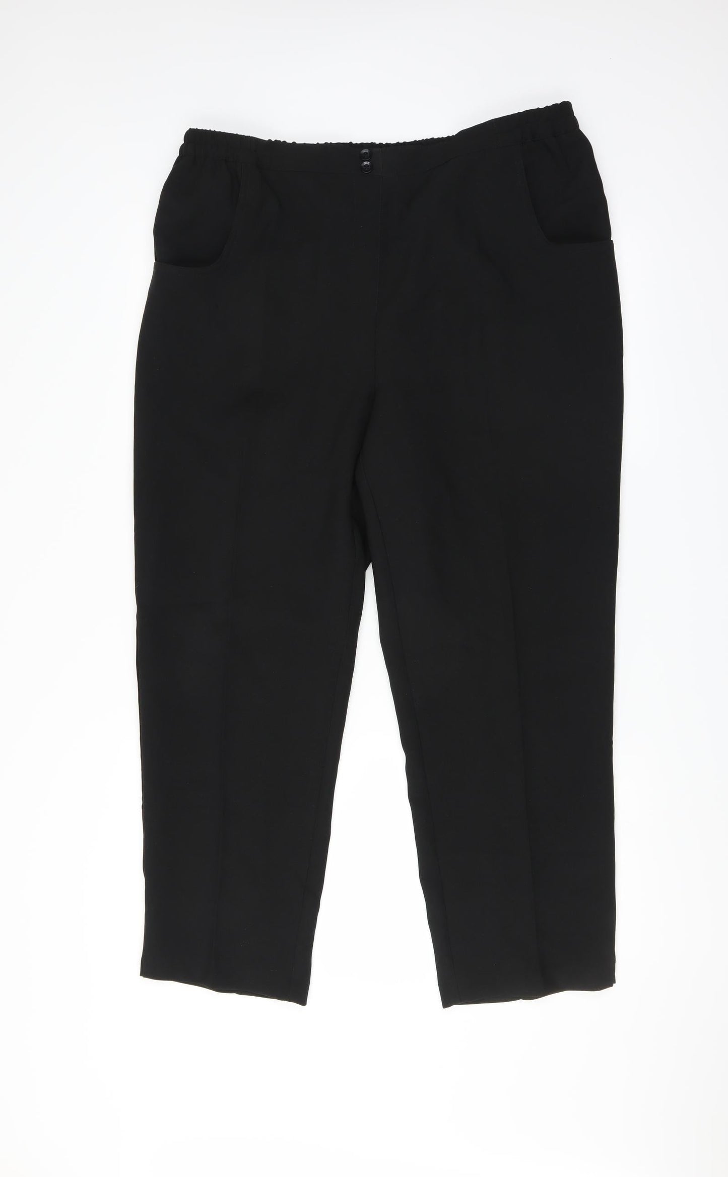 Anthology Womens Black   Trousers  Size 18 L27 in