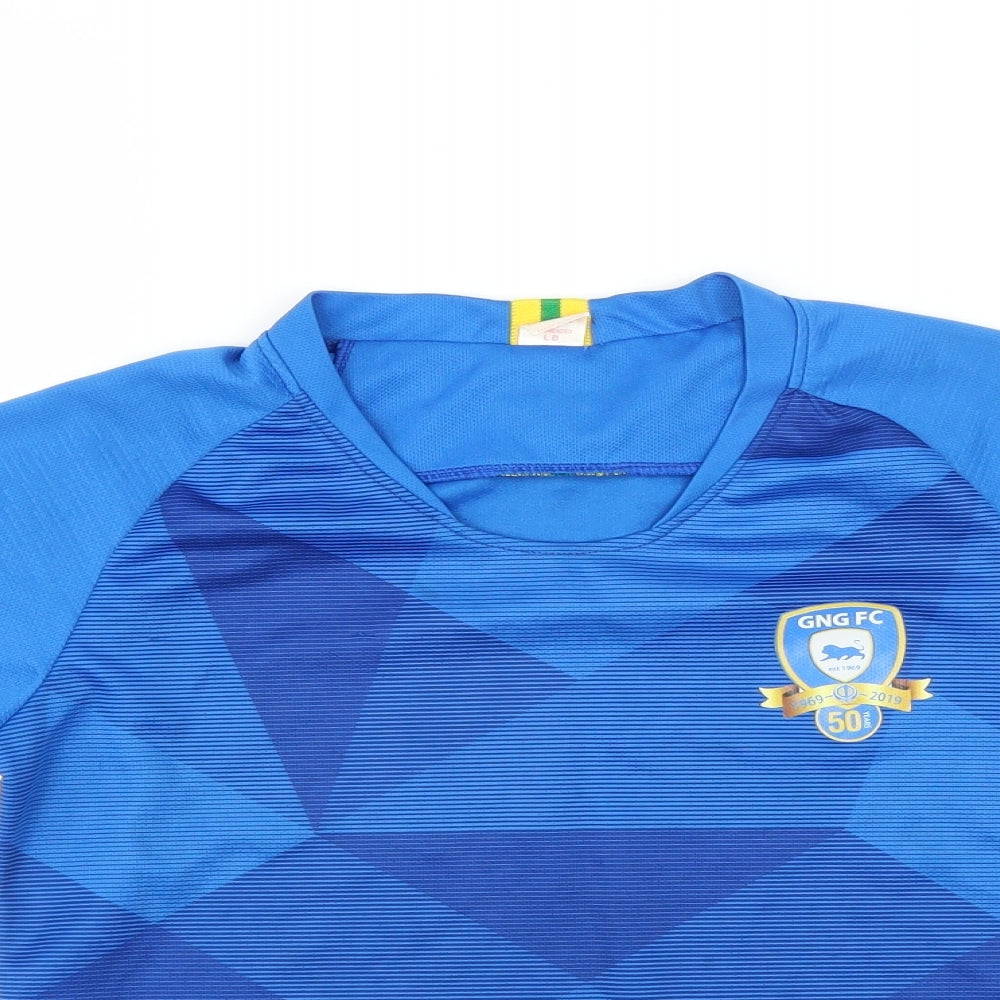 Preworn Boys Blue Geometric  Basic T-Shirt