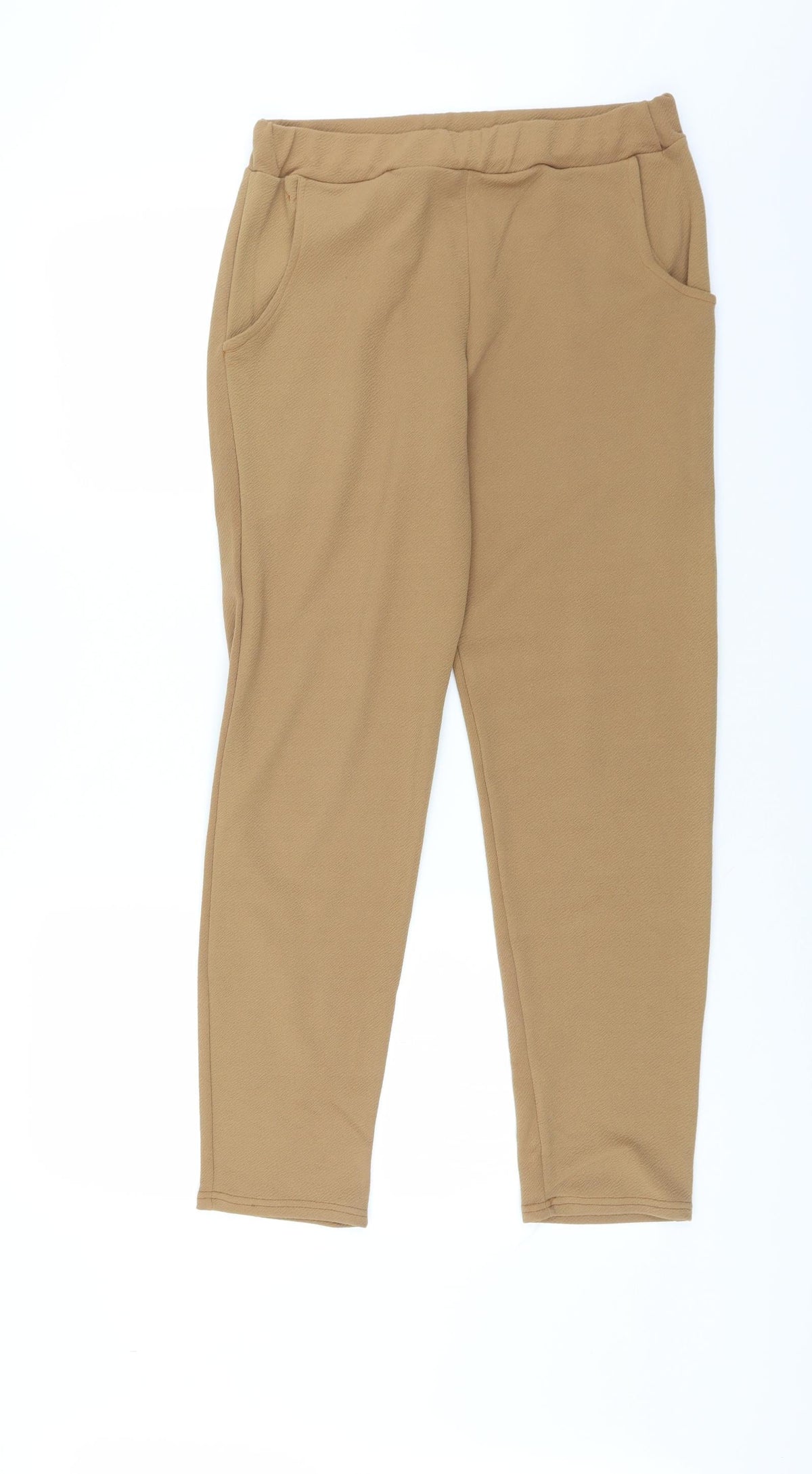 Preworn Womens Beige   Trousers  Size 12 L27 in
