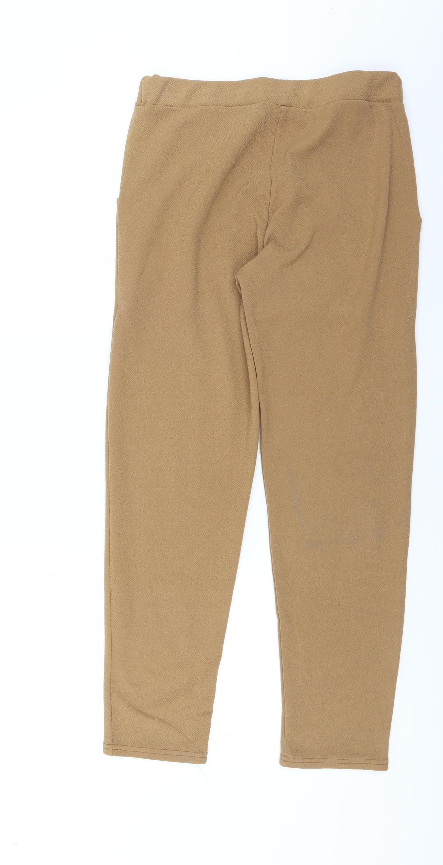 Preworn Womens Beige   Trousers  Size 12 L27 in