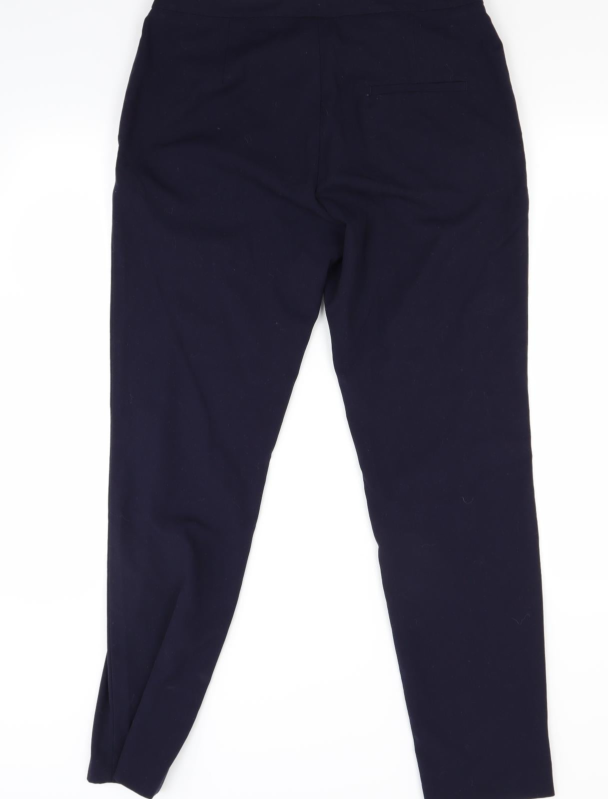 H&M Womens Blue   Trousers  Size 12 L27 in