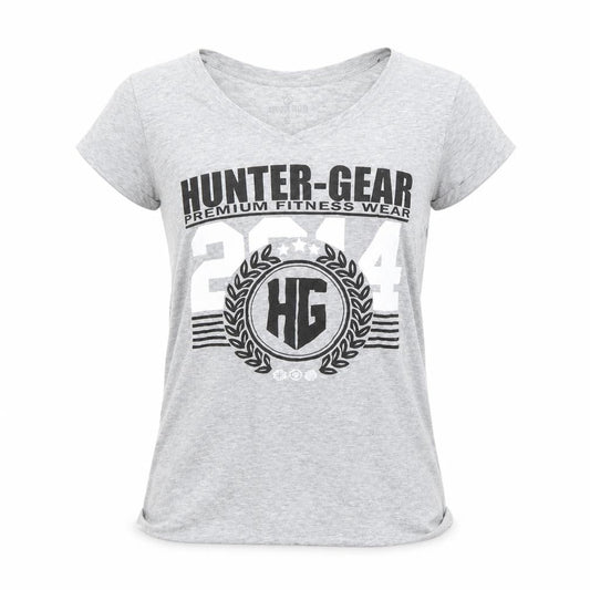 Hunter gear Womens Grey   Basic T-Shirt Size S
