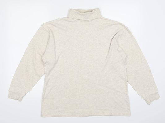 Antartex Womens Beige   Pullover Sweatshirt Size M