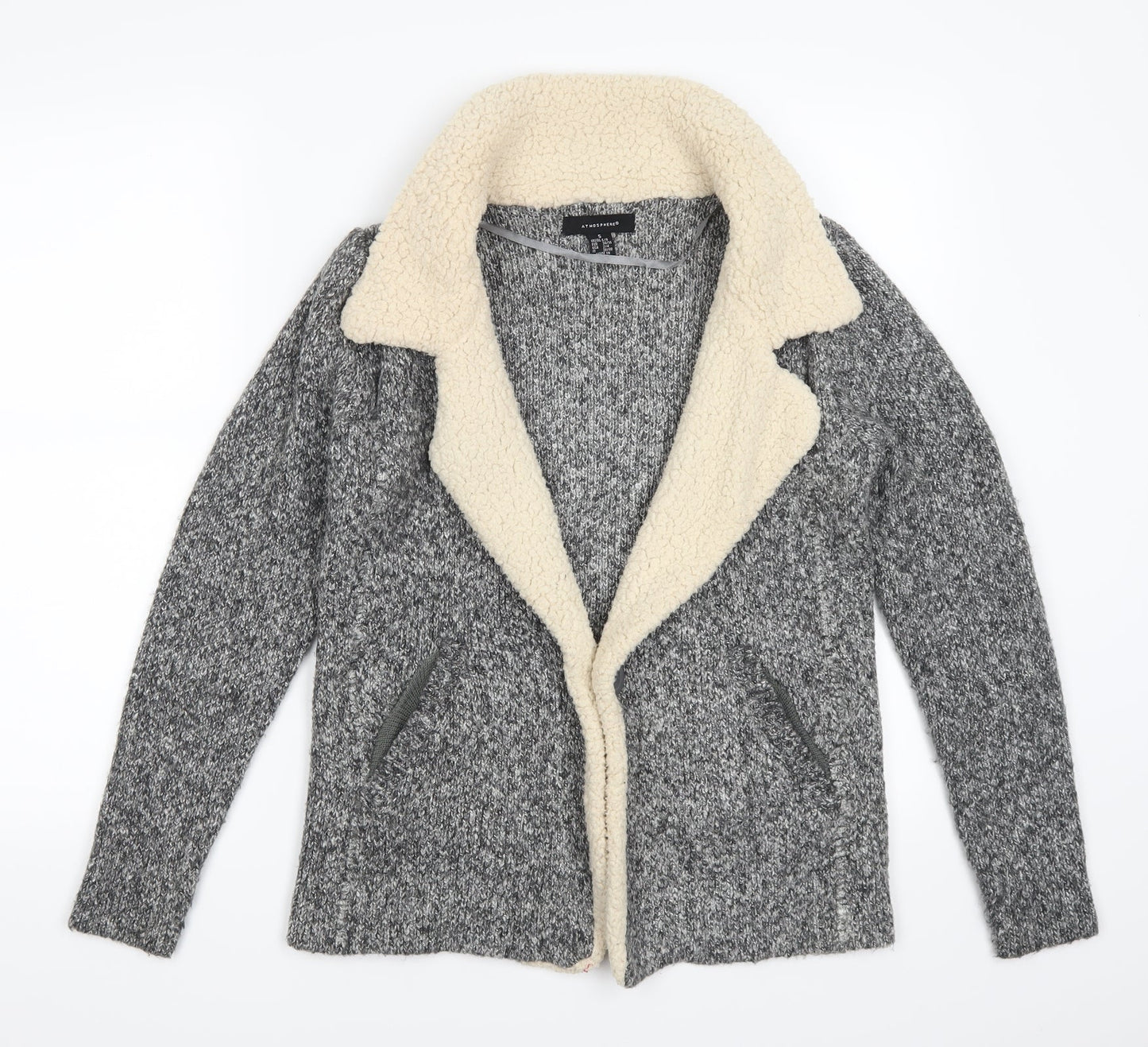 Atmosphere Womens Grey   Jacket Coatigan Size 6