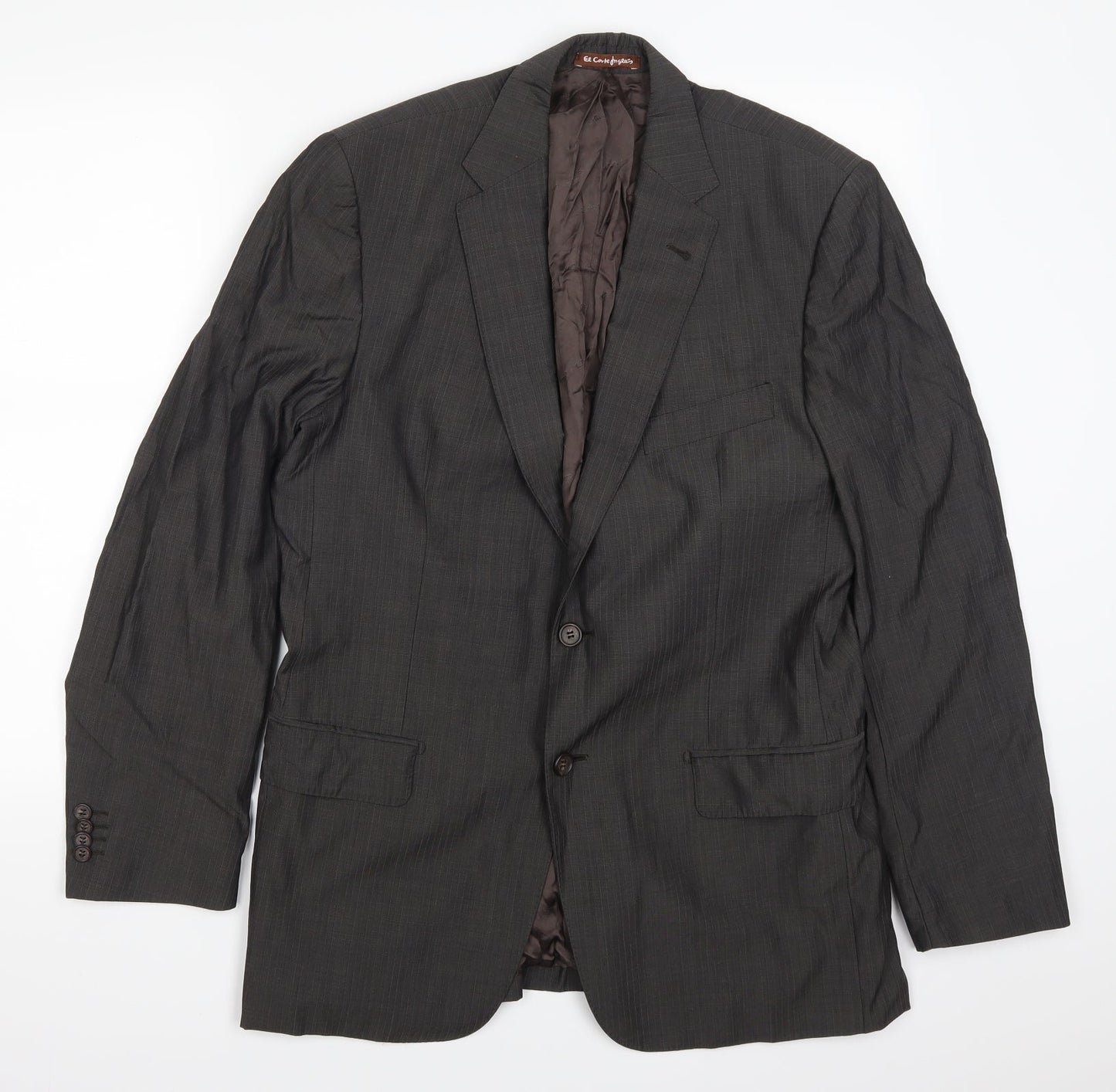 El Corte Inglés Mens Grey   Jacket Suit Jacket Size 42