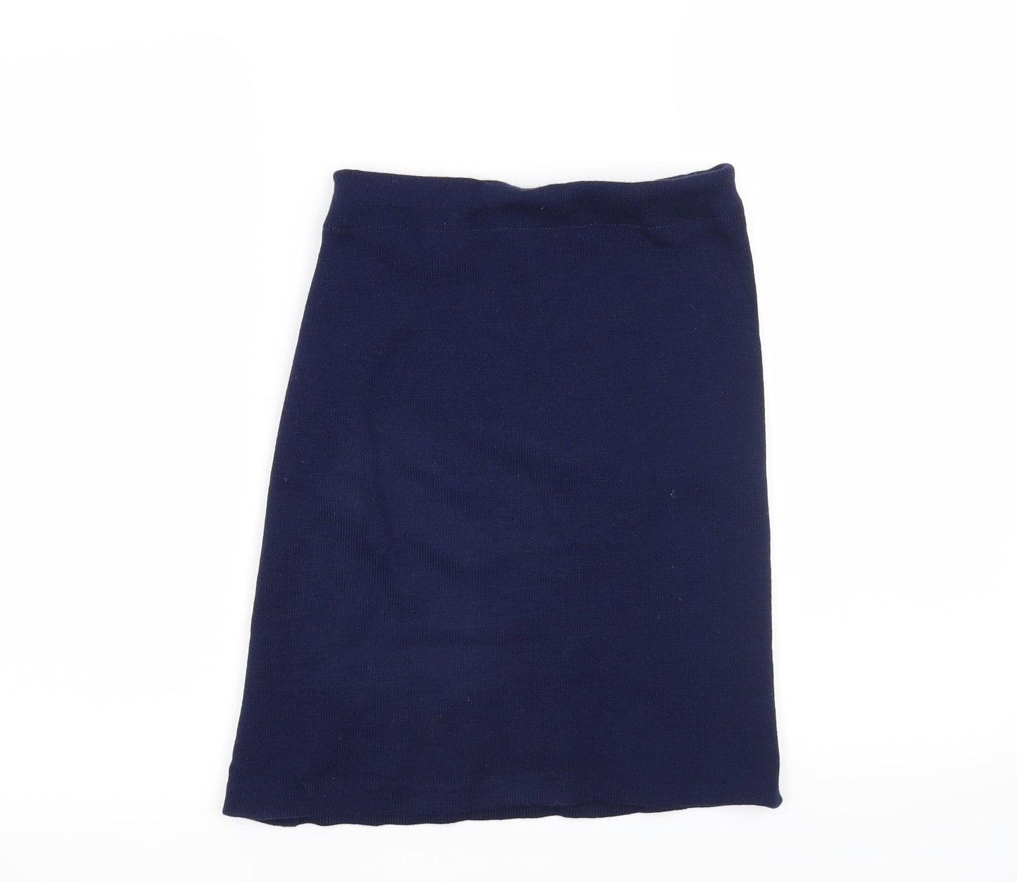 Preworn Womens Blue   Straight & Pencil Skirt Size 30 in