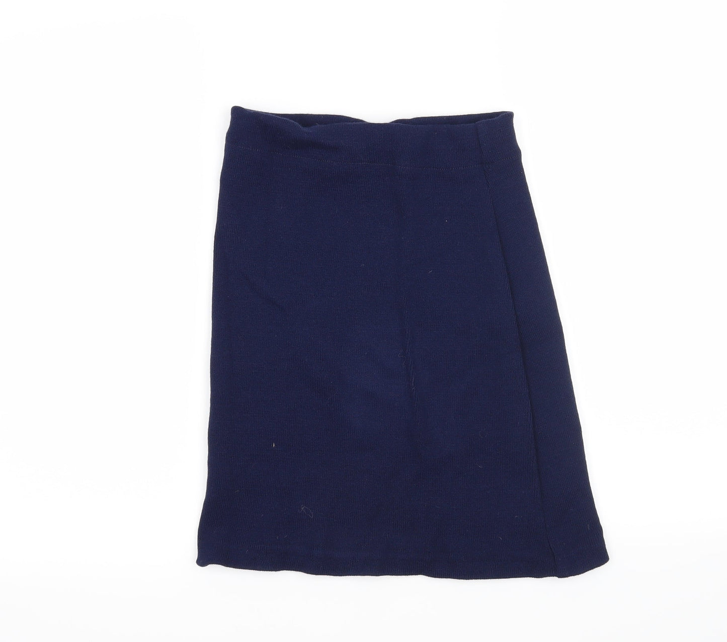 Preworn Womens Blue   Straight & Pencil Skirt Size 30 in