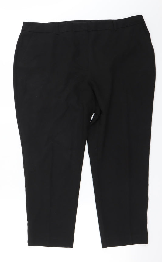 Dorothy Perkins Womens Black   Trousers  Size 16 L22 in