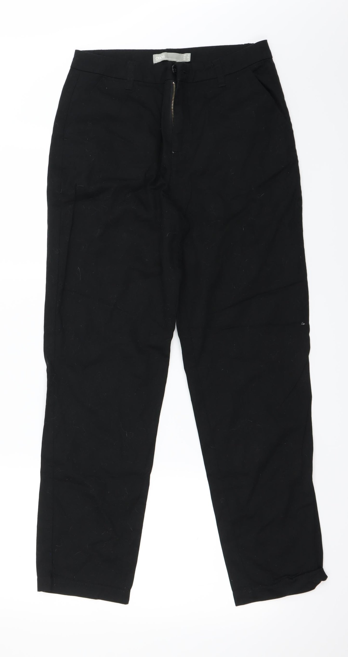 ASOS Womens Black   Trousers  Size 8 L26 in