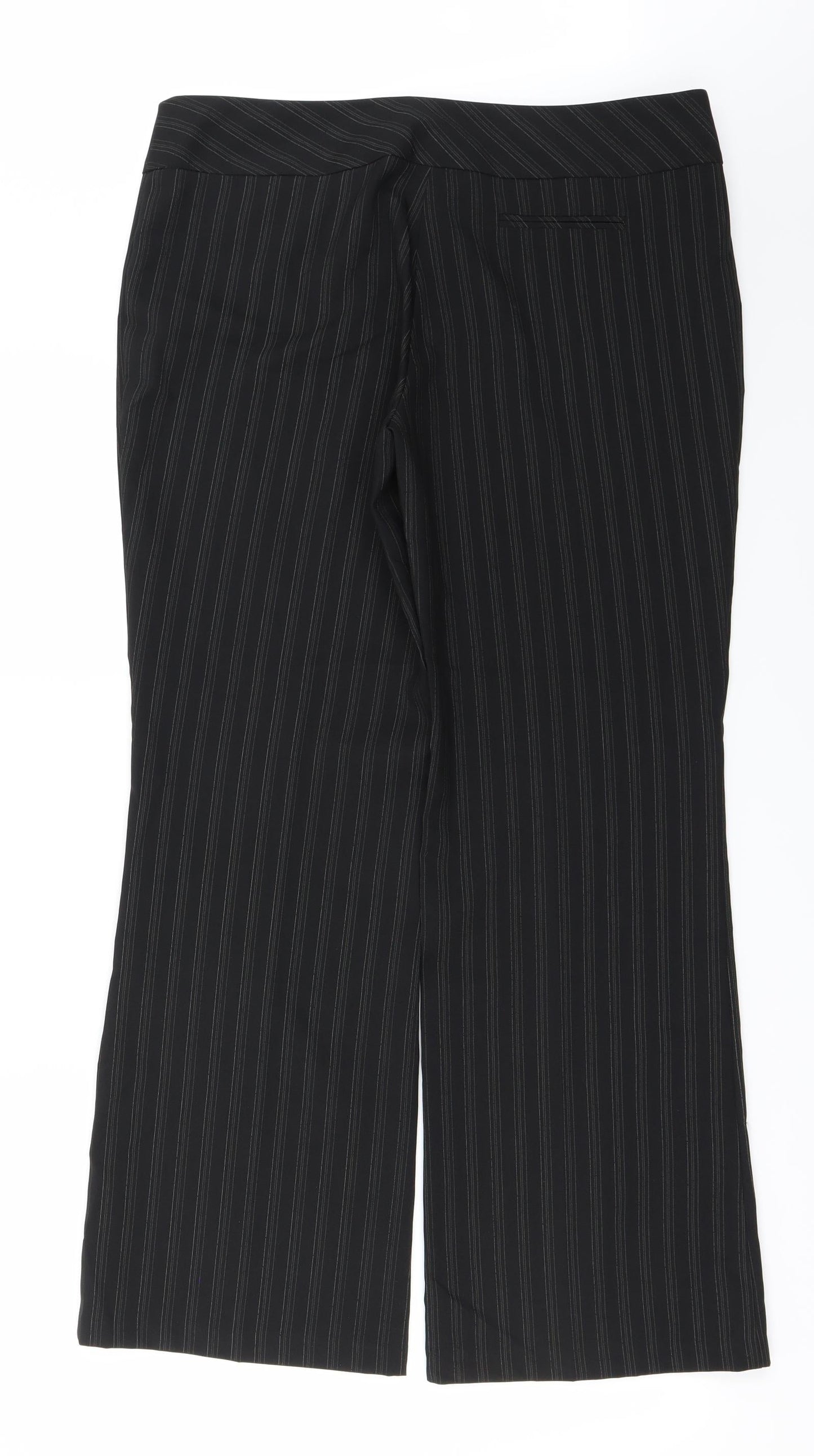 New Look Womens Black   Trousers  Size 14 L27 in