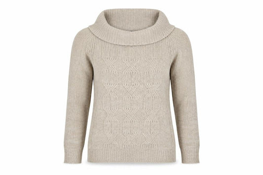 Pura Moda  Womens Beige   Pullover Jumper Size L