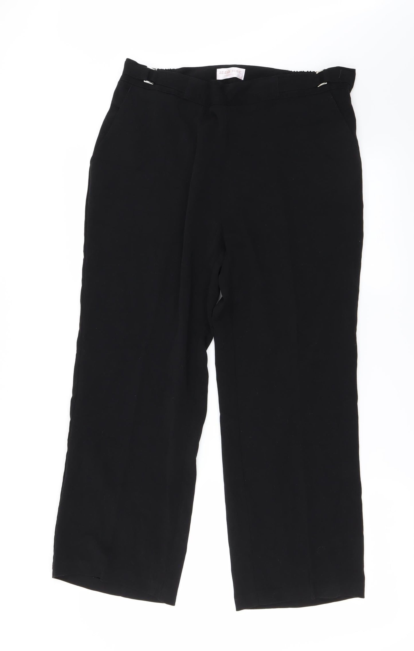 anna rose Womens Black   Trousers  Size 14 L22 in