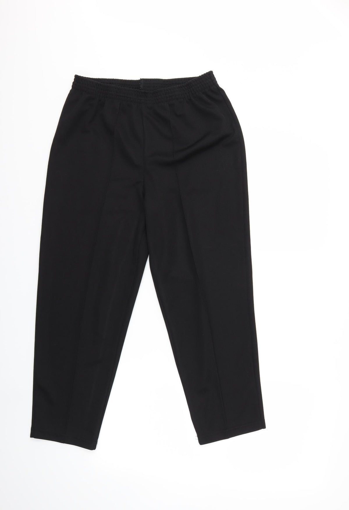 Preworn Womens Black   Trousers  Size 14 L26 in