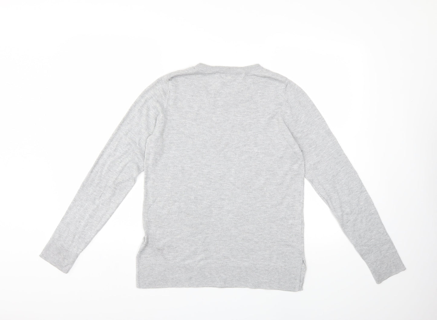 NEXT Womens Grey  Knit Pullover Jumper Size 10