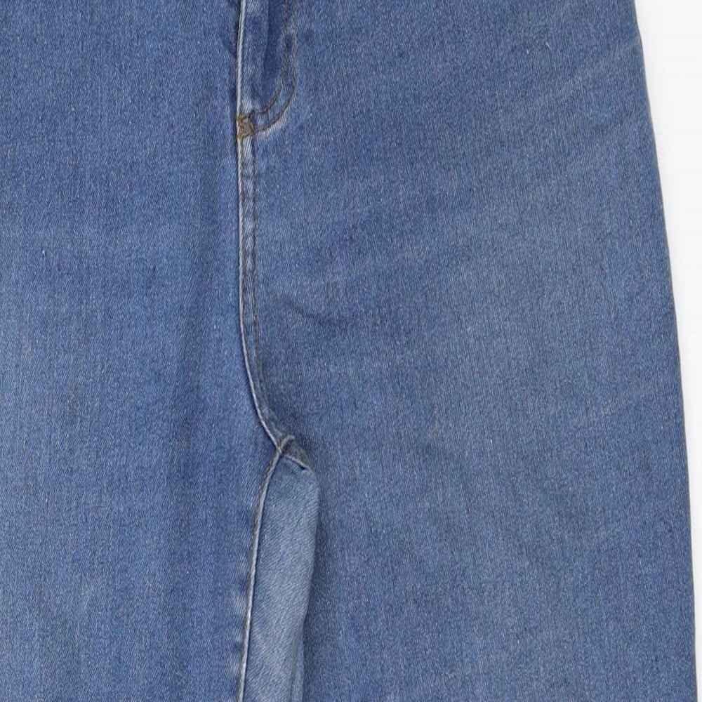 Preworn Womens Blue  Denim Straight Jeans Size 30 in L27 in