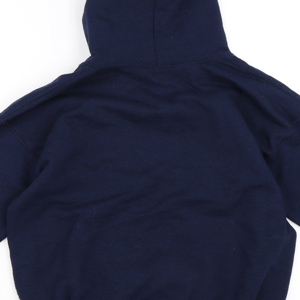 Gildan Boys Blue   Pullover Hoodie Size L