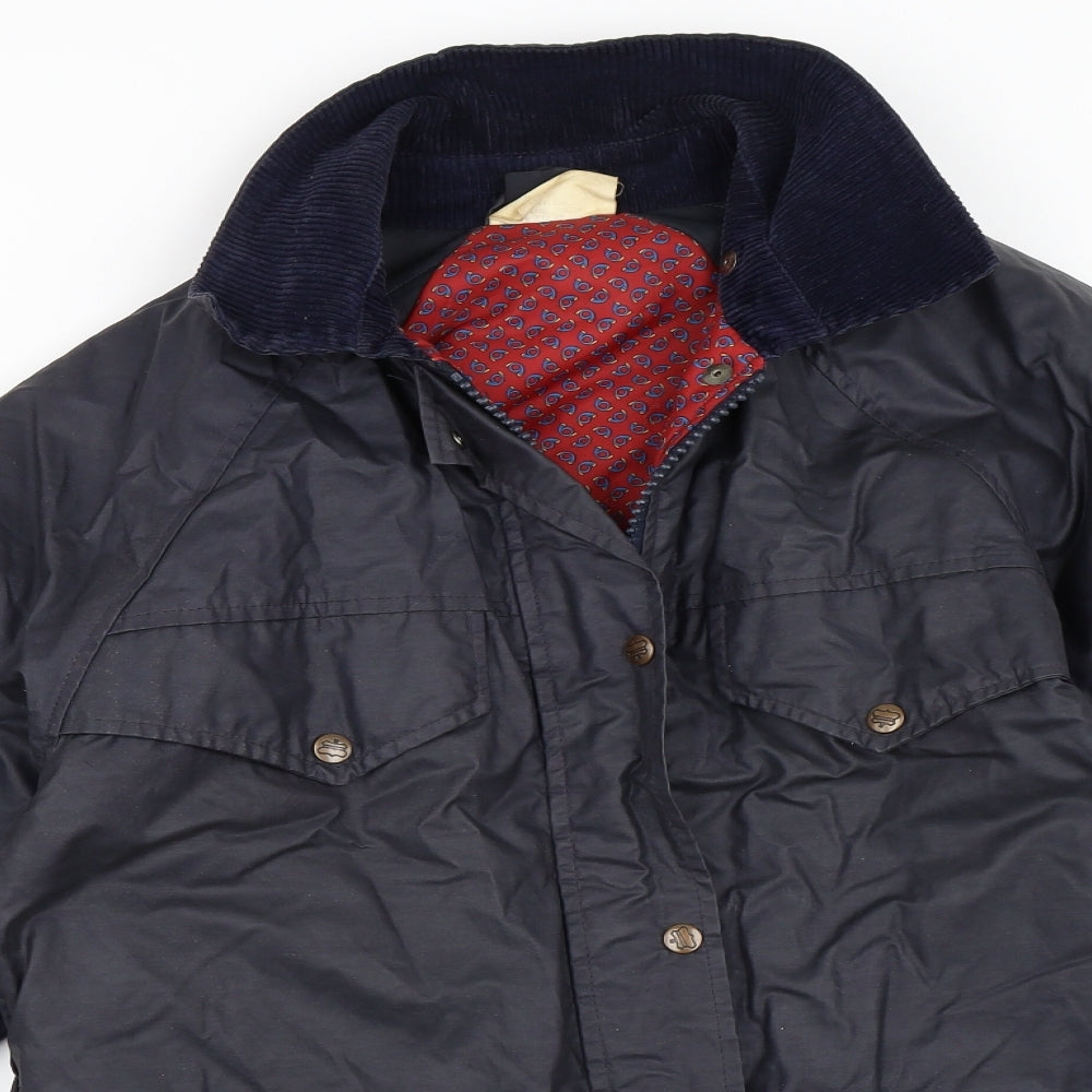 Stylo Womens Blue   Overcoat Coat Size 34