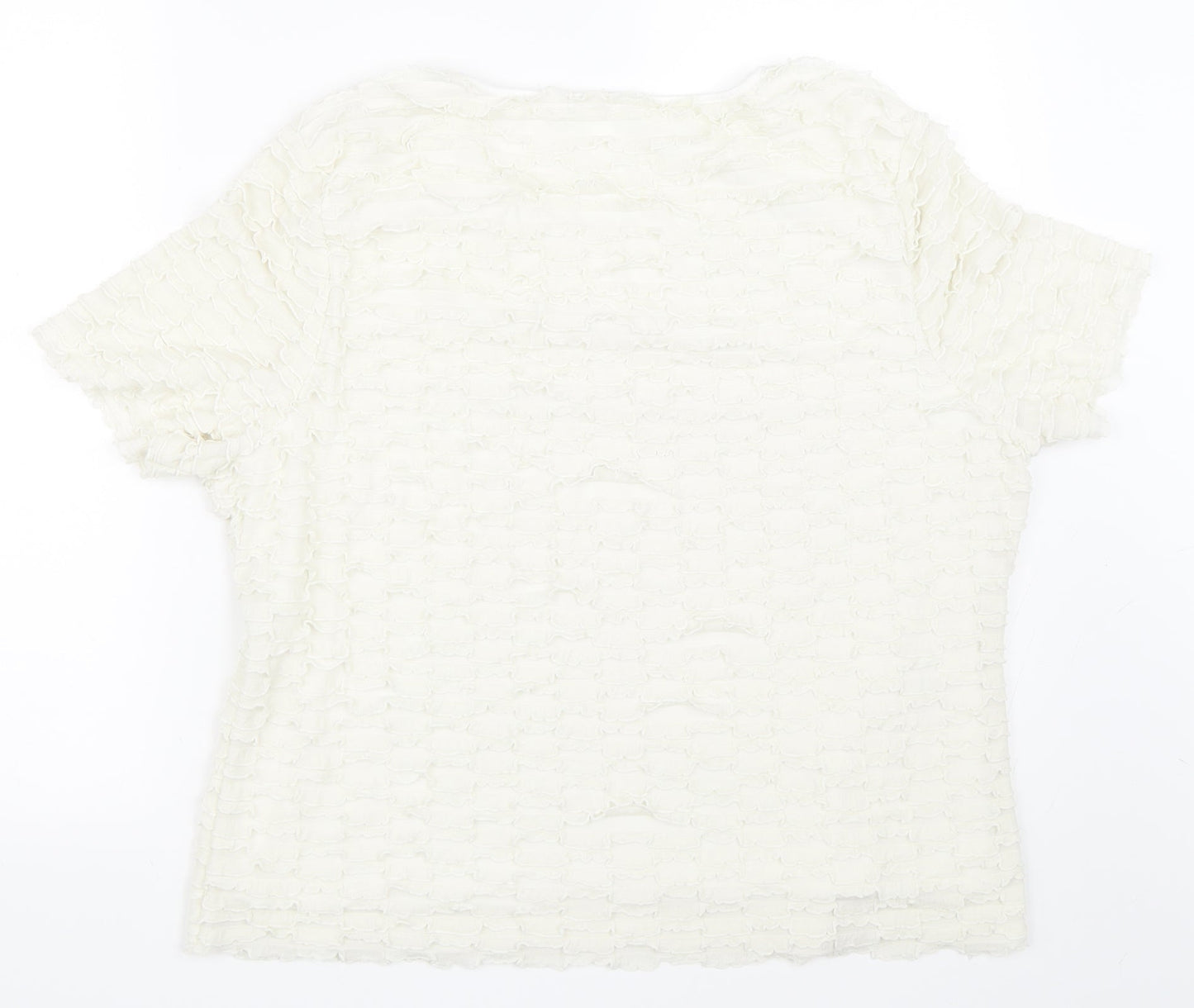 Preworn Womens Ivory   Basic T-Shirt Size M