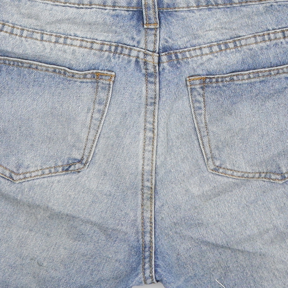 Momokrom Womens Blue  Denim Hot Pants Shorts Size 8