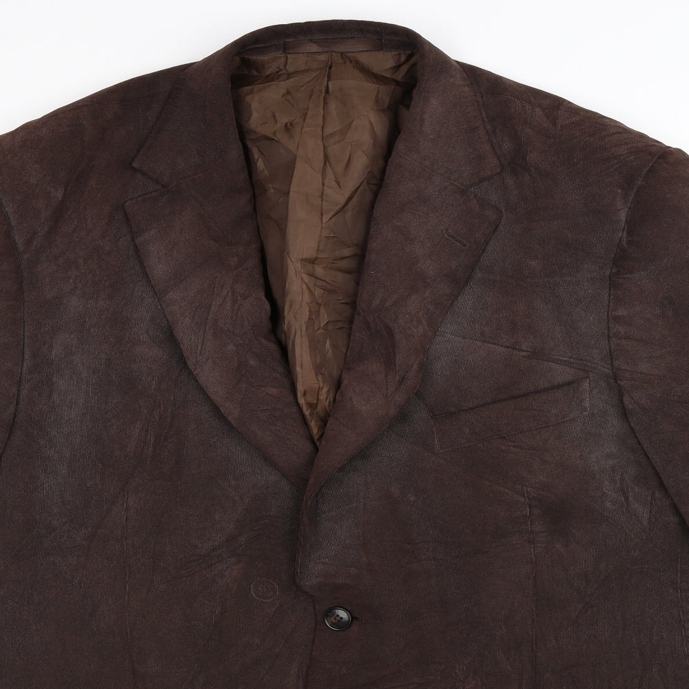 Marks and Spencer Mens Brown   Jacket Suit Jacket Size 42